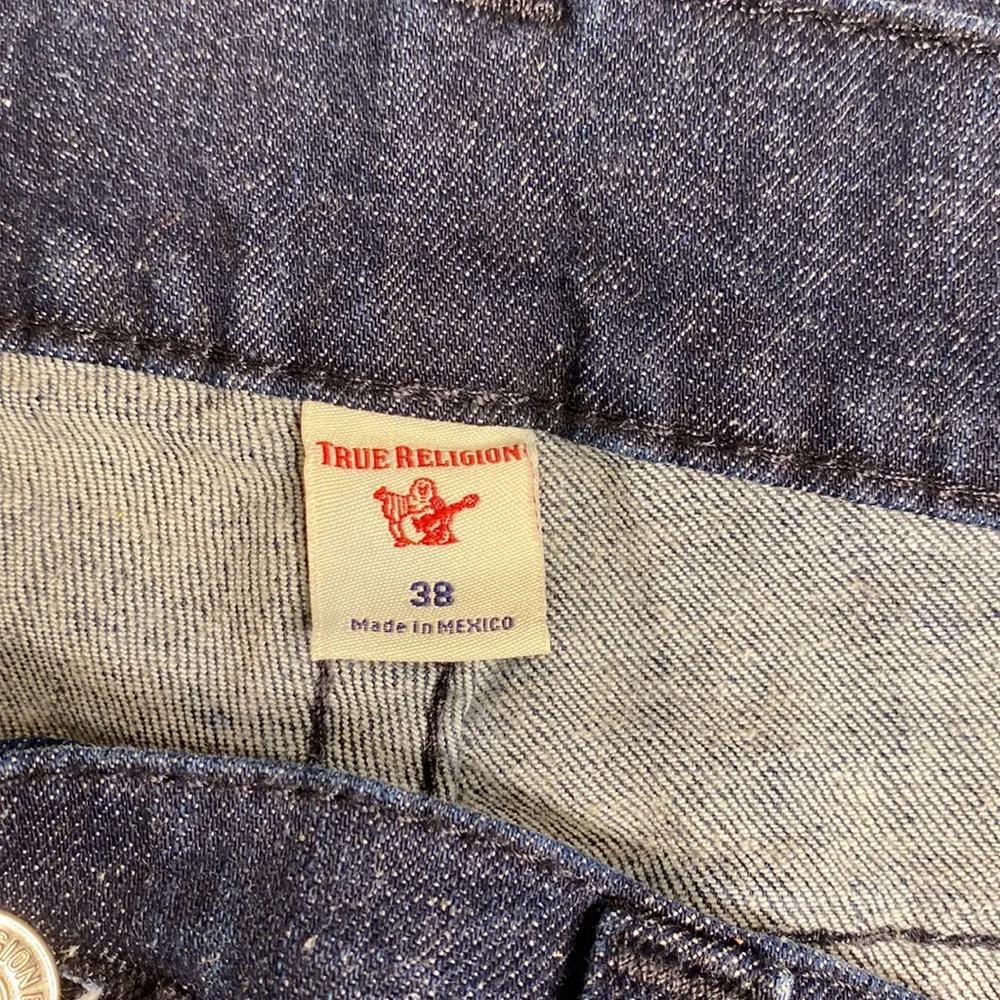 True Religion size 38 Rocco jeans dark denim like new!